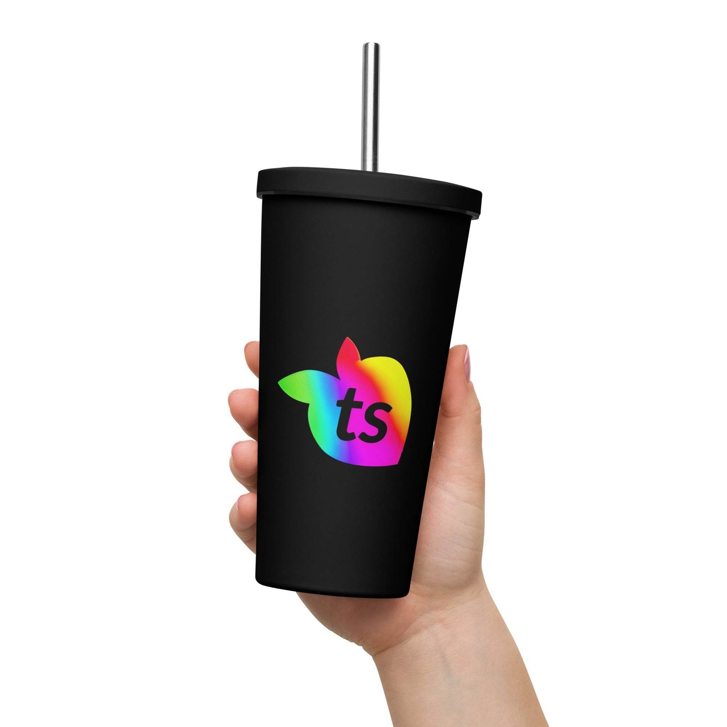 tsgabrielle • Pride 2025 • Insulated Tumbler with a Straw • 20 oz - 600 ml - tsgabrielle