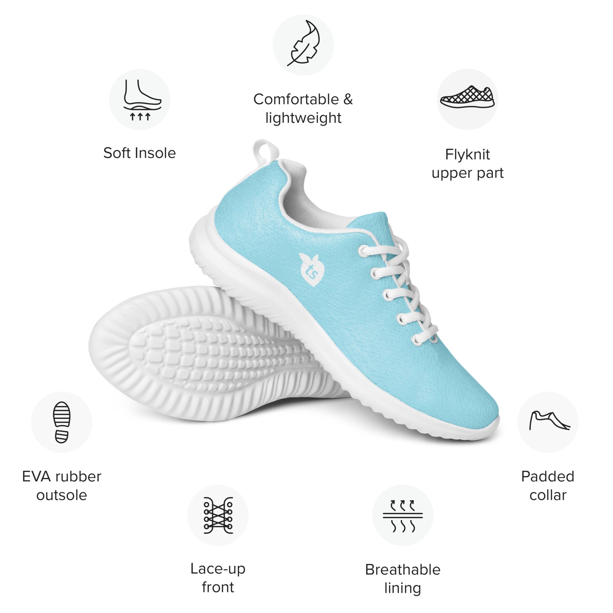 tsgabrielle® • Men's • Athletic Shoes • Blizzard Blue