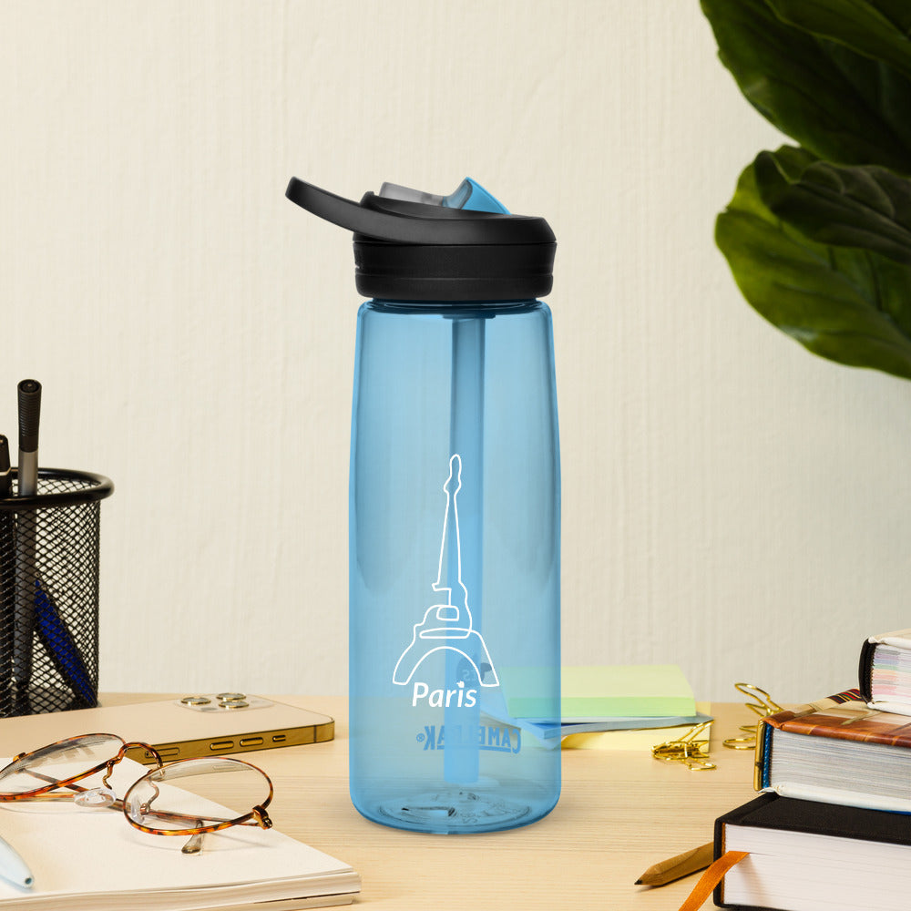 tsgabrielle • Paris - La Tour Eiffel • Sports Water Bottle • 5 Colors • 25 oz - 739 ml