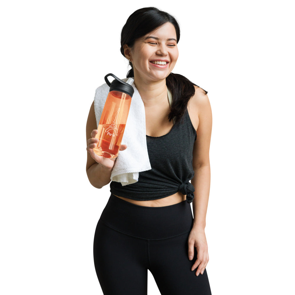 tsgabrielle • Paris - La Tour Eiffel • Sports Water Bottle • 5 Colors • 25 oz - 739 ml