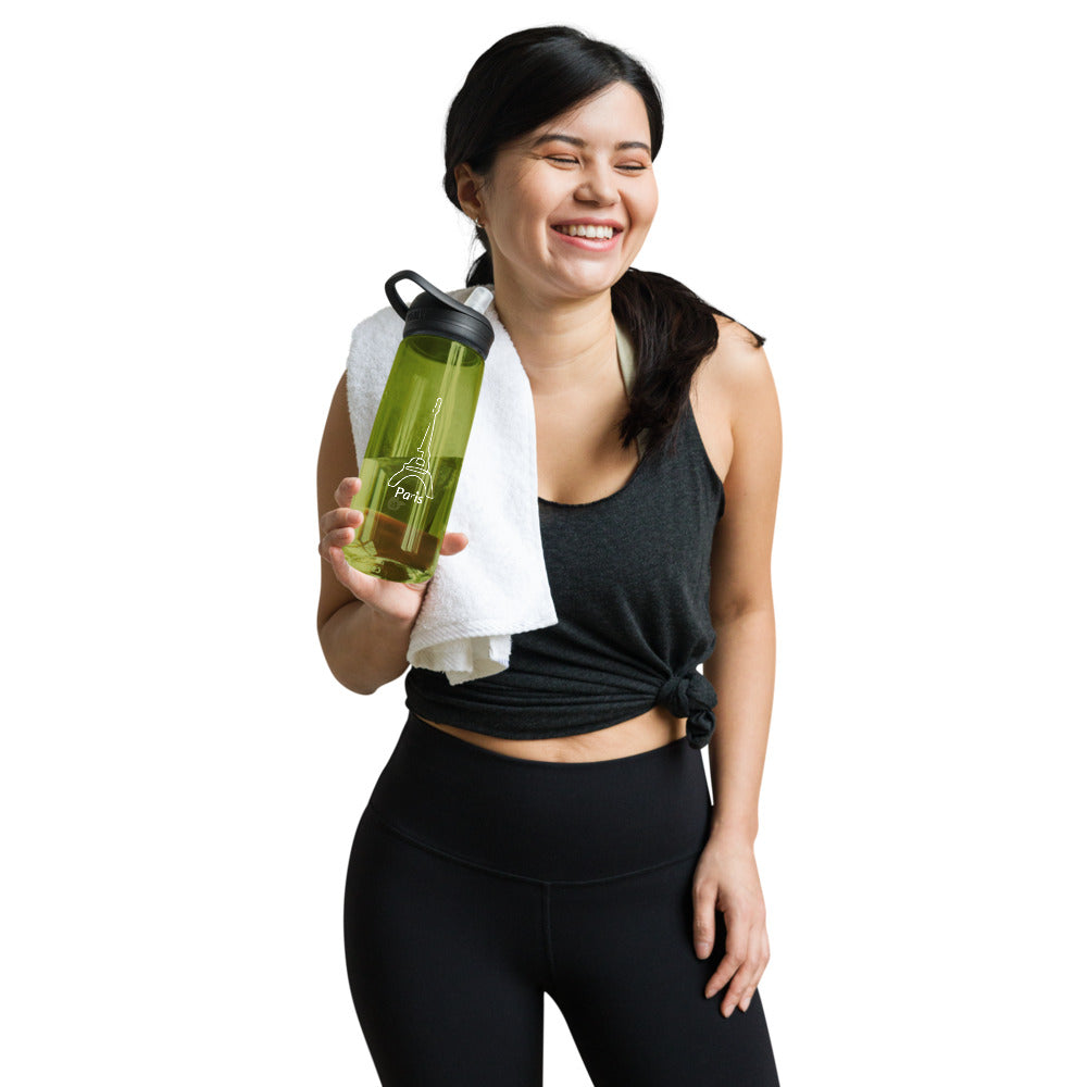 tsgabrielle • Paris - La Tour Eiffel • Sports Water Bottle • 5 Colors • 25 oz - 739 ml