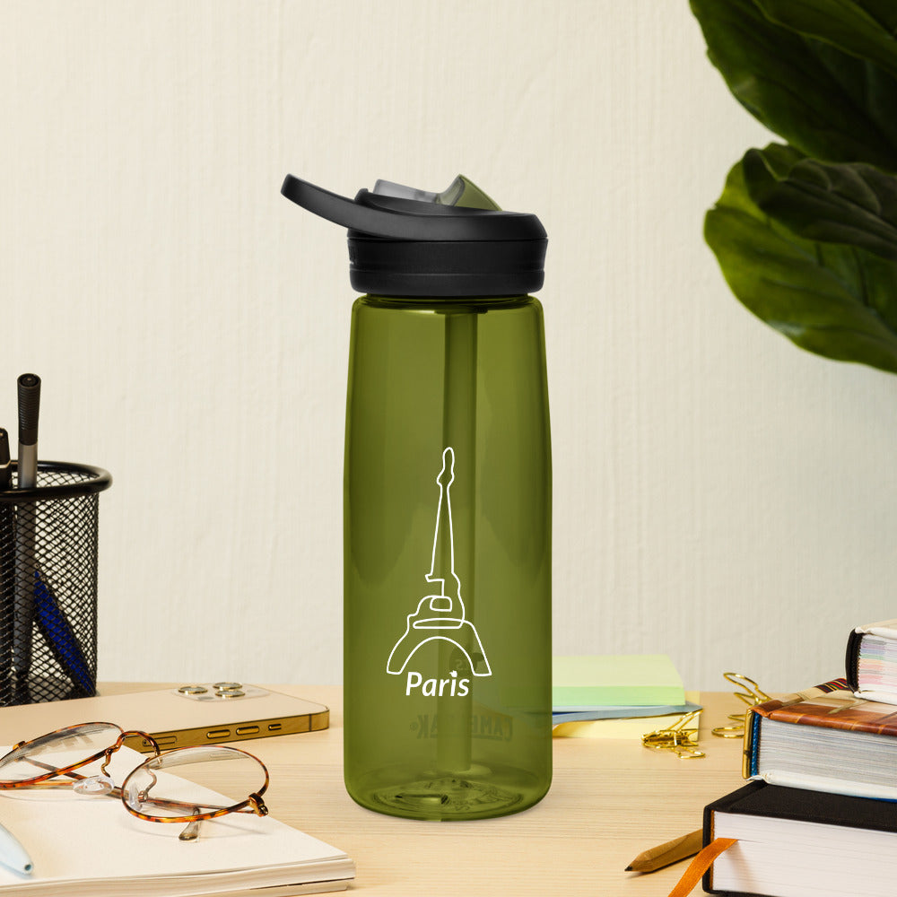 tsgabrielle • Paris - La Tour Eiffel • Sports Water Bottle • 5 Colors • 25 oz - 739 ml