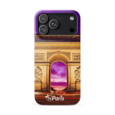 tsgabrielle® • Paris - Arc de Triomphe • Snap Case Compatible with iPhone® • Latest Models mockup 83