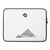 tsgabrielle® • Paris - The Louvre Pyramid • Laptop Sleeve • 2 Sizes - 13" and 15" mockup 8