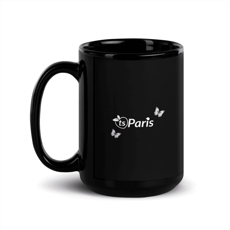 tsgabrielle® • Paris • Glossy Mug • Black • Ceramic • 2 Sizes