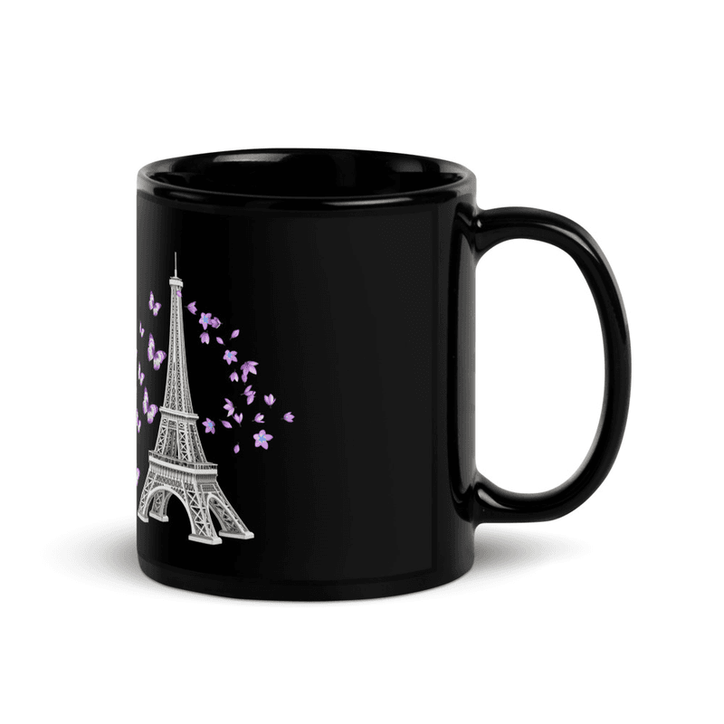 tsgabrielle® • Paris • Glossy Mug • Black • Ceramic • 2 Sizes