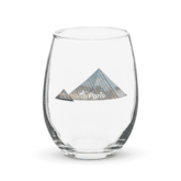 tsgabrielle® • Paris – The Louvre Pyramid • Stemless Wine Glass • 15 oz mockup 2