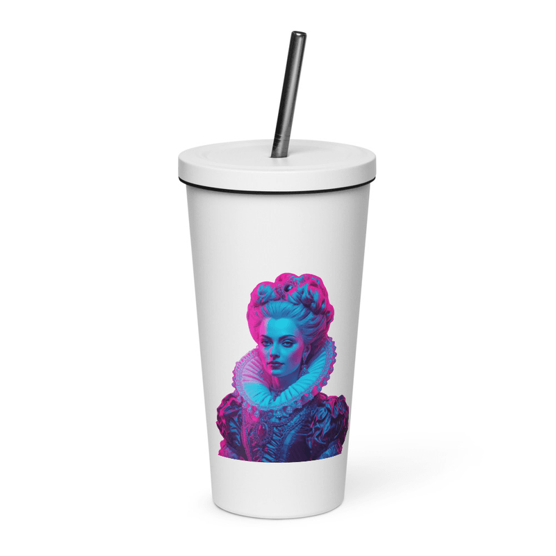 tsgabrielle® • Paris - Marie Antoinette • Tumbler • Stainless Steel • White • 20 oz