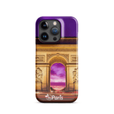 tsgabrielle® • Paris - Arc de Triomphe • Snap Case Compatible with iPhone® • Latest Models mockup 56