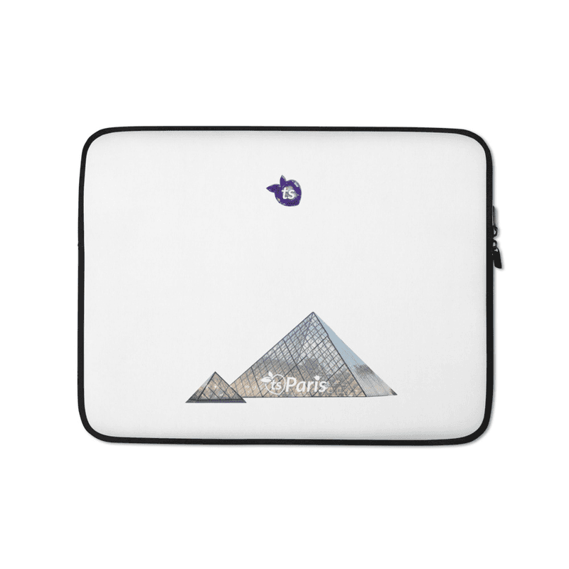 tsgabrielle® • Paris - The Louvre Pyramid • Laptop Sleeve • 2 Sizes - 13" and 15"