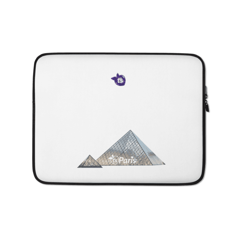 tsgabrielle® • Paris - The Louvre Pyramid • Laptop Sleeve • 2 Sizes - 13" and 15"