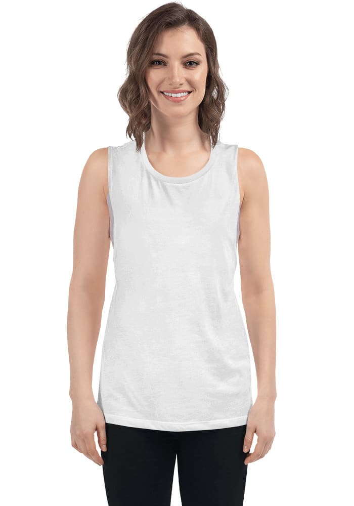 tsgabrielle® • For Her • TransFLOWer™ • Muscle Tank • White mockup 4