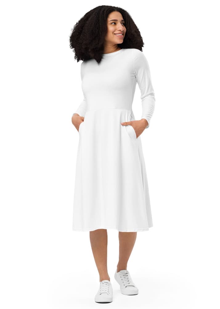 tsgabrielle® • For Her • TransFLOWer™ • Long Midi Dress mockup 29