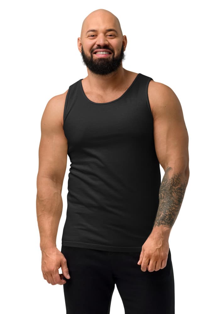 tsgabrielle® • For Her • Flamant Rose • Garment-Dyed Tank Top • Black mockup 7