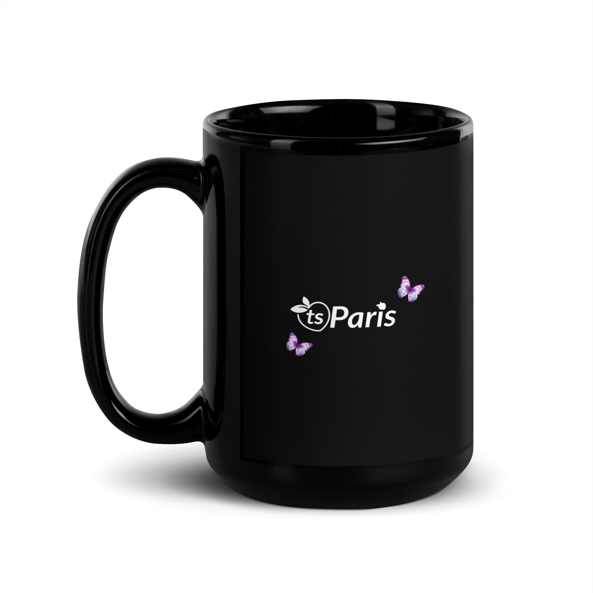 tsgabrielle® • Paris • Glossy Mug • Black • Ceramic • 15 oz