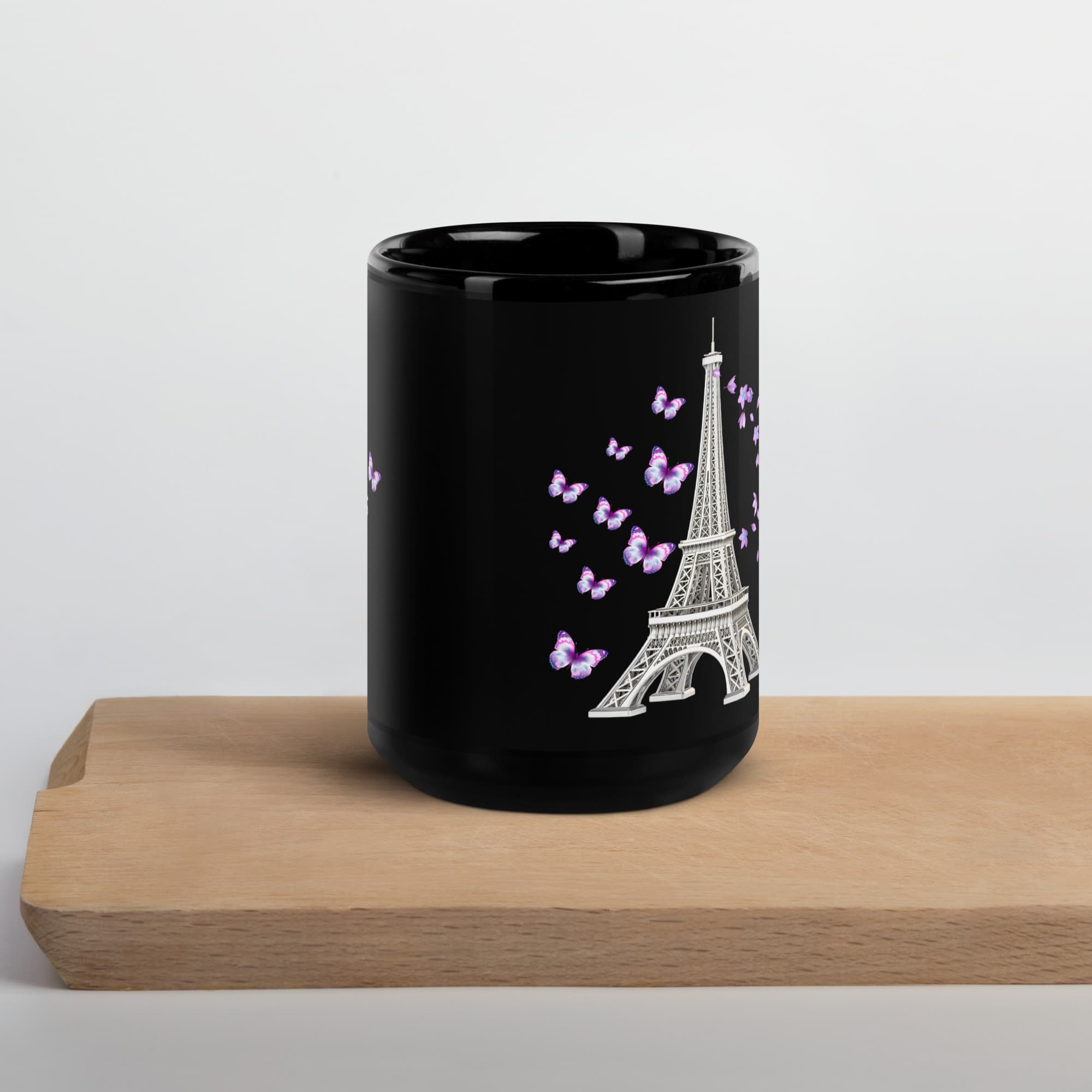 tsgabrielle® • Paris • Glossy Mug • Black • Ceramic • 15 oz