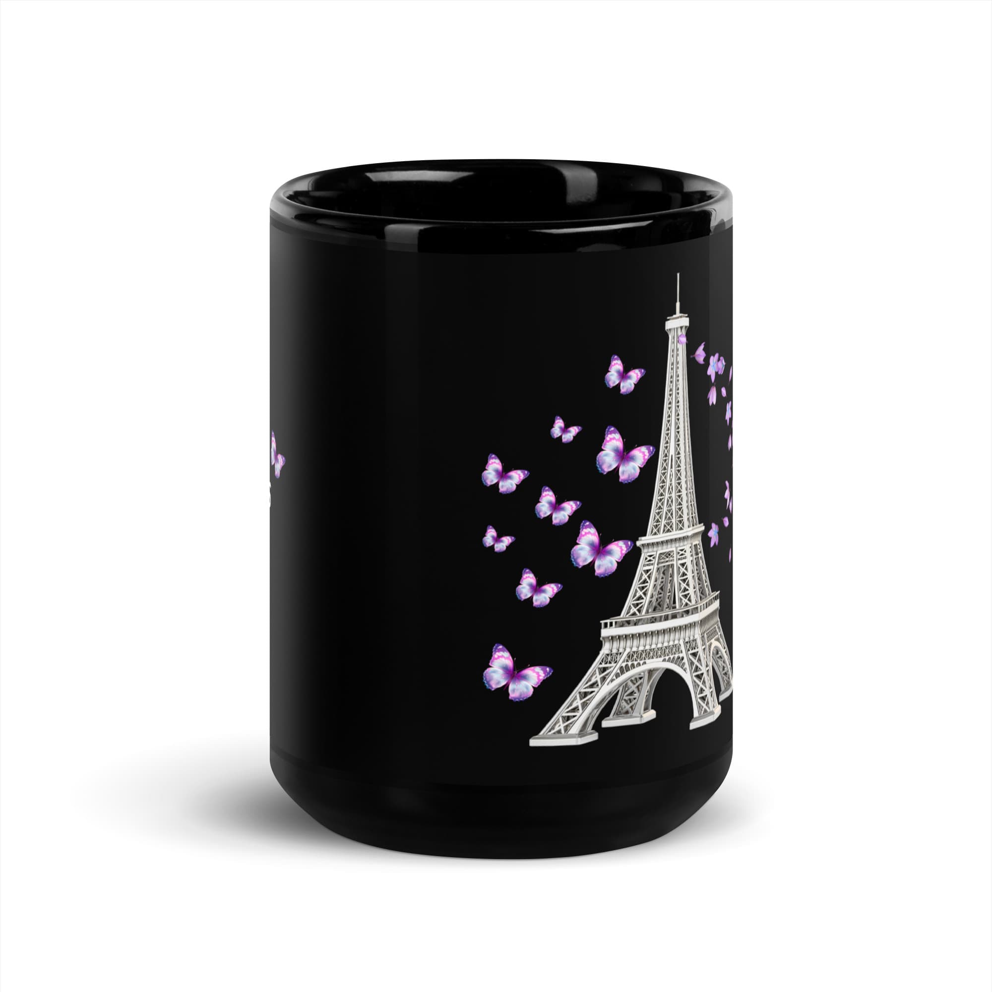 tsgabrielle® • Paris • Glossy Mug • Black • Ceramic • 15 oz