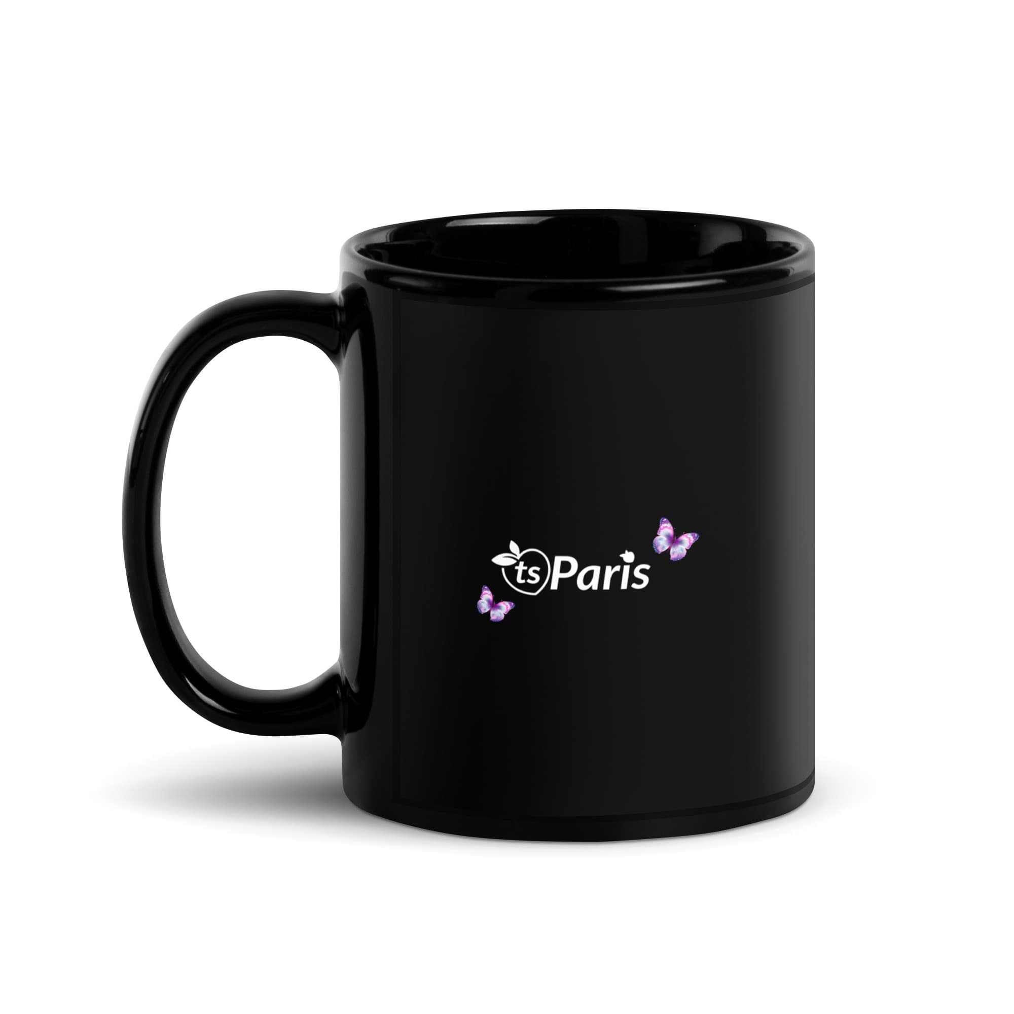 tsgabrielle® • Paris • Glossy Mug • Black • Ceramic • 11 oz