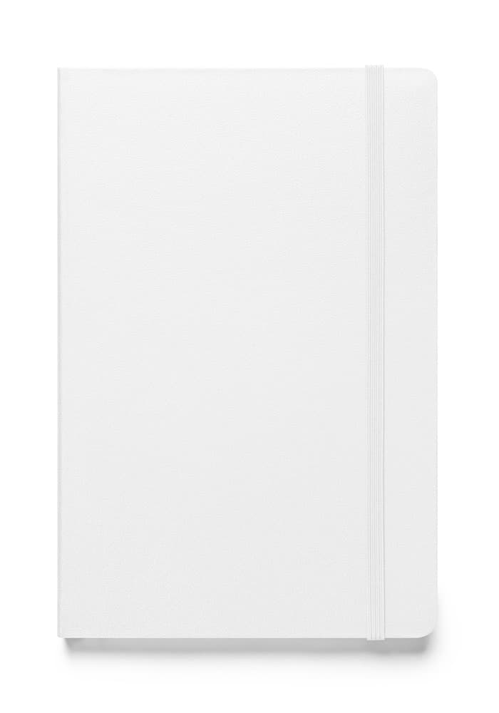 JouranalBook® by tsgabrielle® • TransFLOWer™ • Hardcover Bound Notebook • White