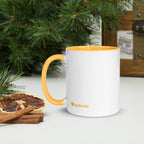 tsgabrielle • Mug with Color Golden Yellow Inside • Ceramic • 325 ml