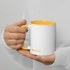 tsgabrielle • Mug with Color Golden Yellow Inside • Ceramic • 325 ml