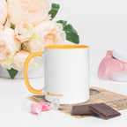 tsgabrielle • Mug with Color Golden Yellow Inside • Ceramic • 325 ml