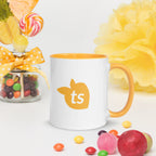tsgabrielle • Mug with Color Golden Yellow Inside • Ceramic • 325 ml