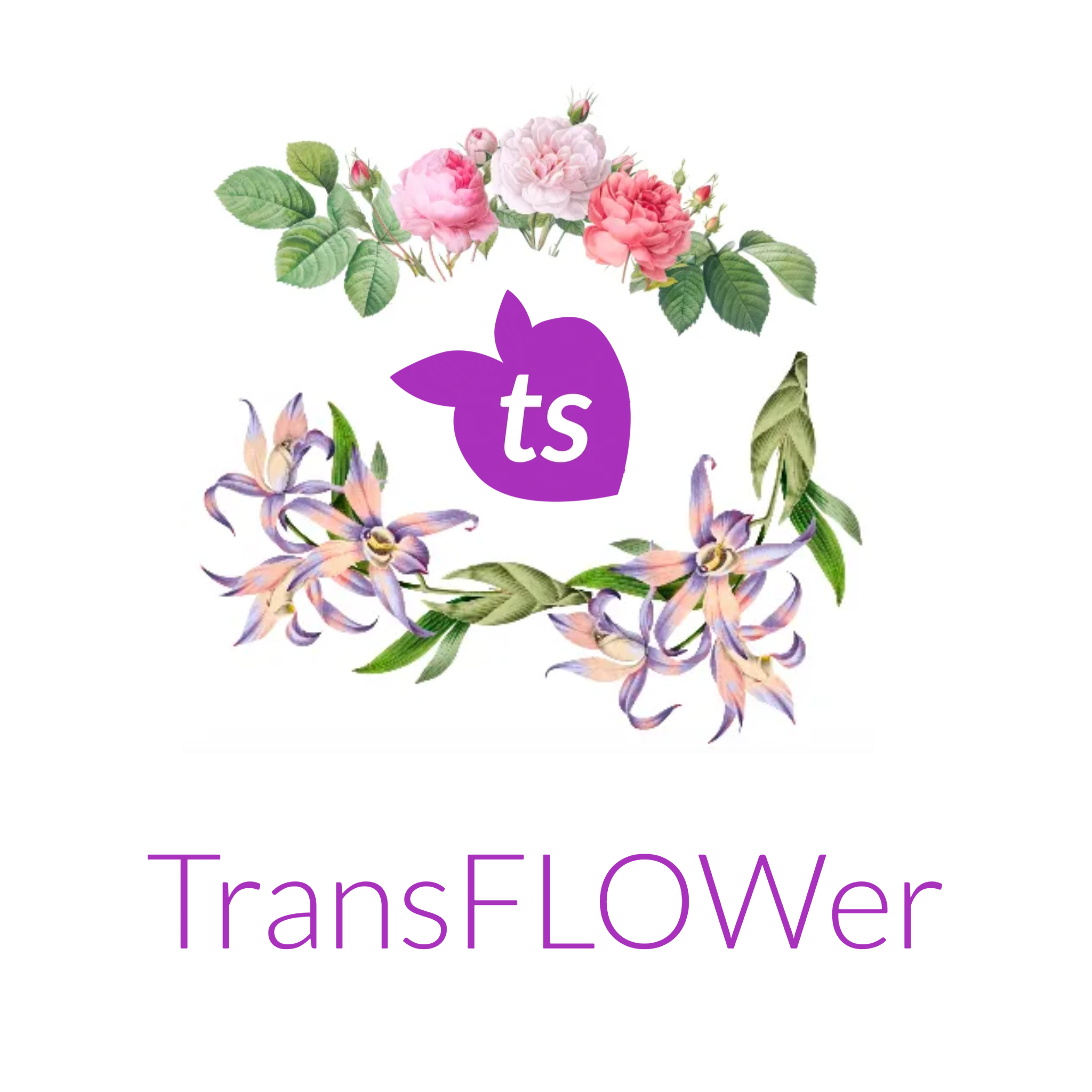 tsgabrielle® • TransFLOWer • Large Tote Bag • 40 cm × 50 cm