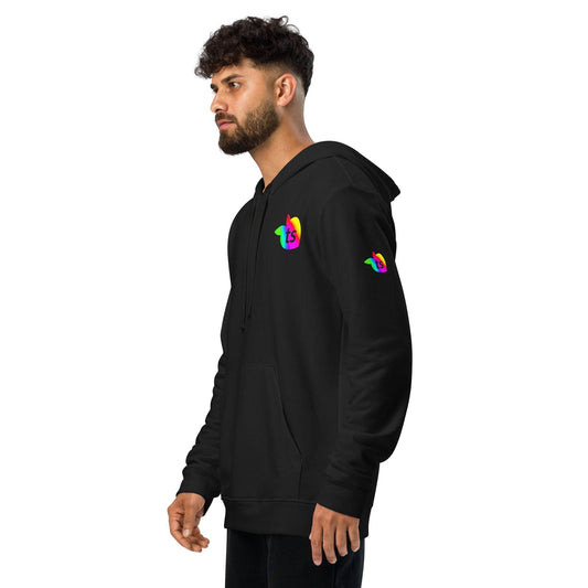 adidas® by tsgabrielle • Pride 2025 • Men's • Fleece Hoodie • Black - tsgabrielle