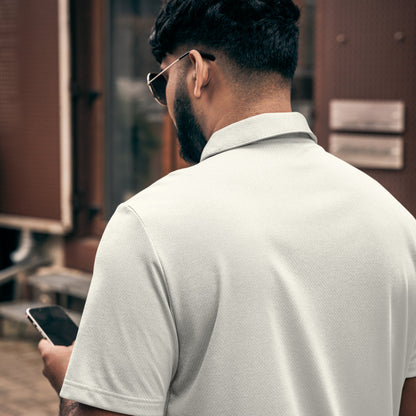 adidas® Space - Dyed Polo Grey One Heather • tsgabrielle™ USA • • adidas® Space - Dyed Polo Grey One Heather