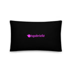 tsgabrielle®  • Flamant Rose • Pillows • Black • 3 Sizes