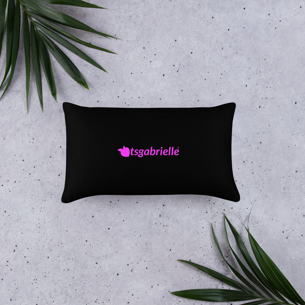 tsgabrielle®  • Flamant Rose • Pillows • Black • 3 Sizes