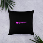 tsgabrielle®  • Flamant Rose • Pillows • Black • 3 Sizes