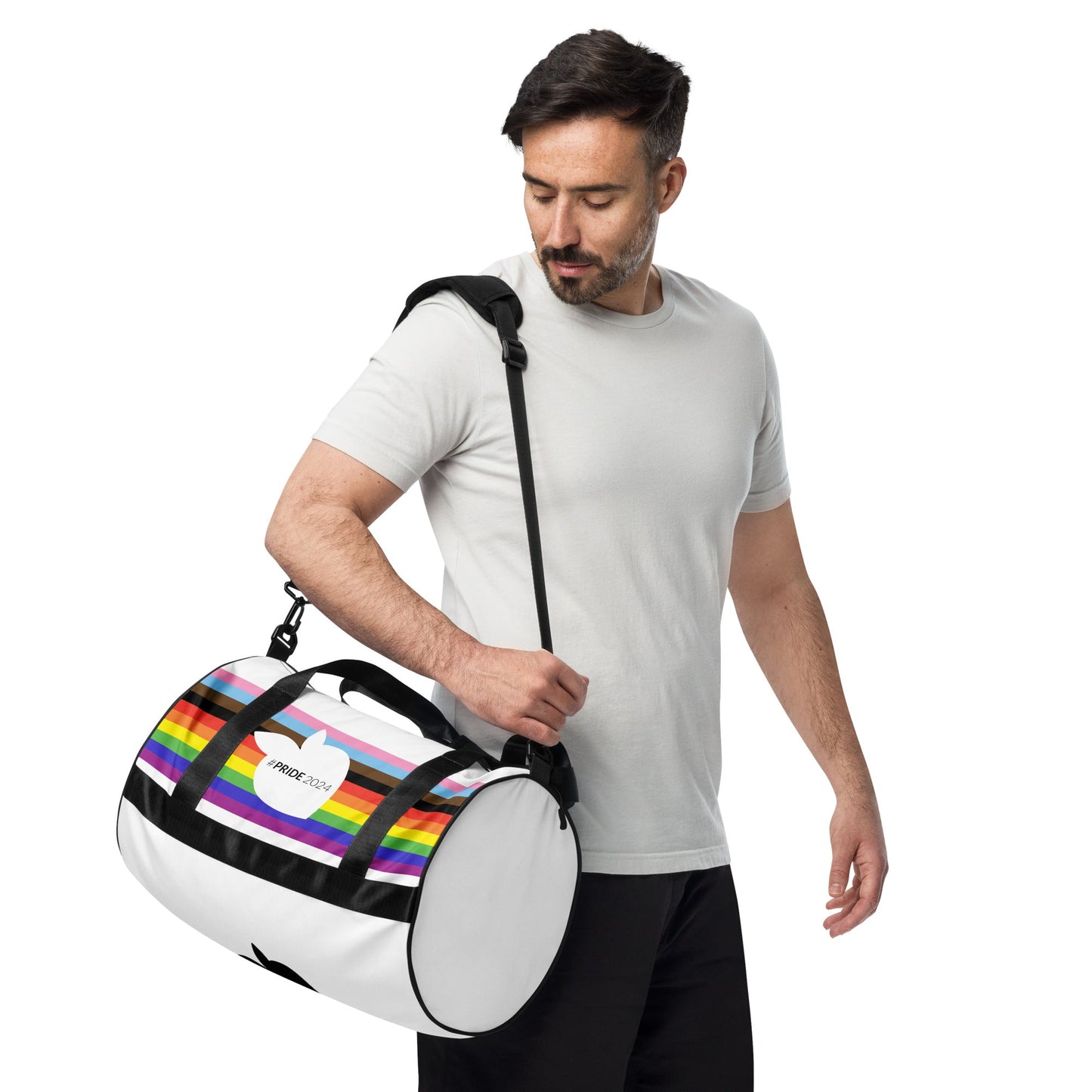 All - over Print Gym Bag (Pride 2024) • tsgabrielle™ USA • • All - over Print Gym Bag (Pride 2024)