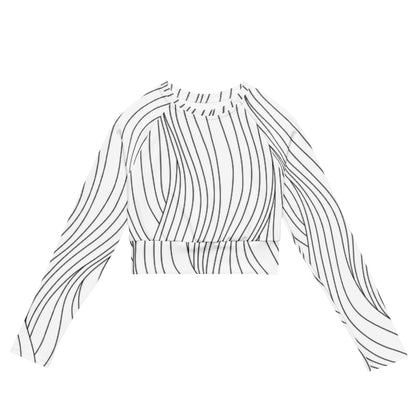 tsgabrielle • Trans / Women's • Long-Sleeve Crop Top • White - tsgabrielle