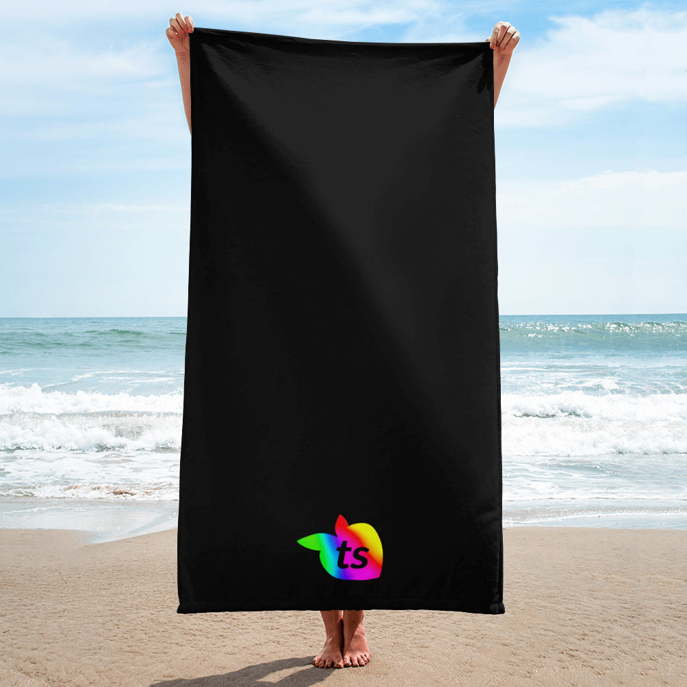 tsgabrielle® • Pride 25 • Towel • Black • 30" x 60"