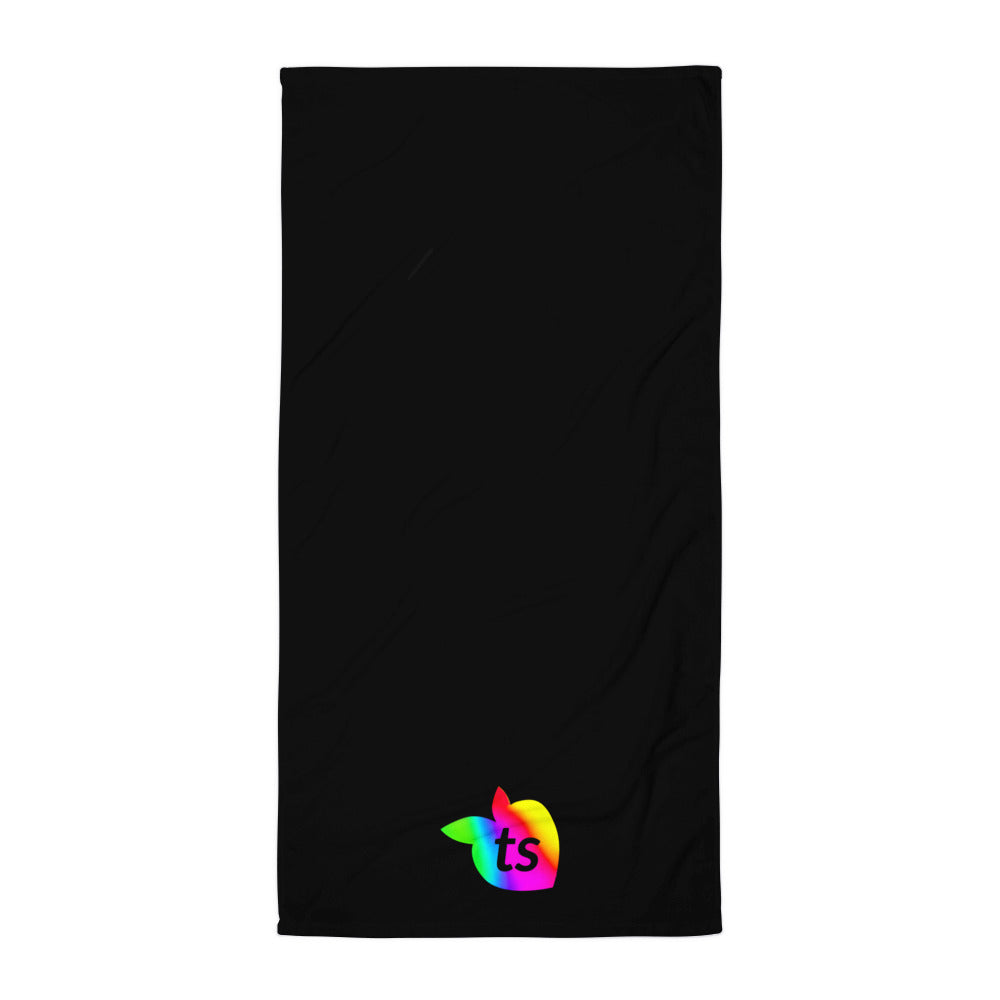 tsgabrielle® • Pride 25 • Towel • Black • 30" x 60"