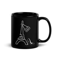 tsgabrielle® • Paris • Glossy Mug • Black • Ceramic • 2 Sizes