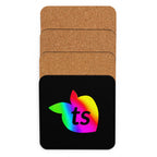 tsgabrielle® • Pride 25 • Cork-Back Coaster • Black