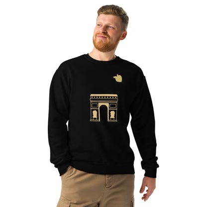 tsgabrielle™ • tsgabrielle™ • Men's Crew Neck Sweatshirt (Paris) • Apparel & Accessories • Men's Crew Neck Sweatshirt (Paris) • TSG3 - PA04 - 2400034A1 • Product mockup