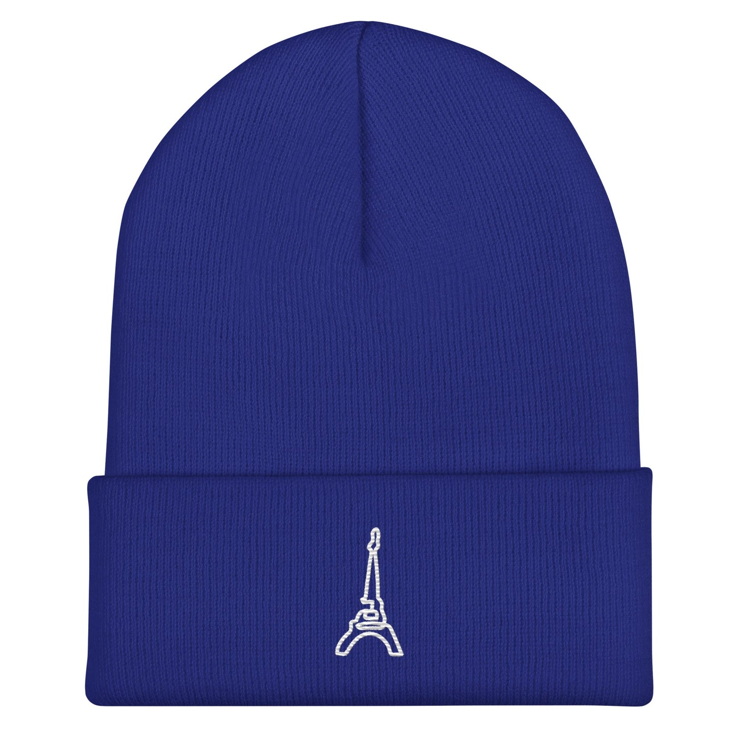 Cuffed Beanie Blue (Paris) • tsgabrielle™ USA • • Cuffed Beanie Blue (Paris)