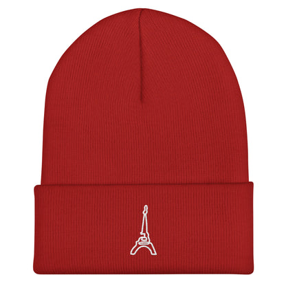 Cuffed Beanie Red (Paris) • tsgabrielle™ USA • • Cuffed Beanie Red (Paris)