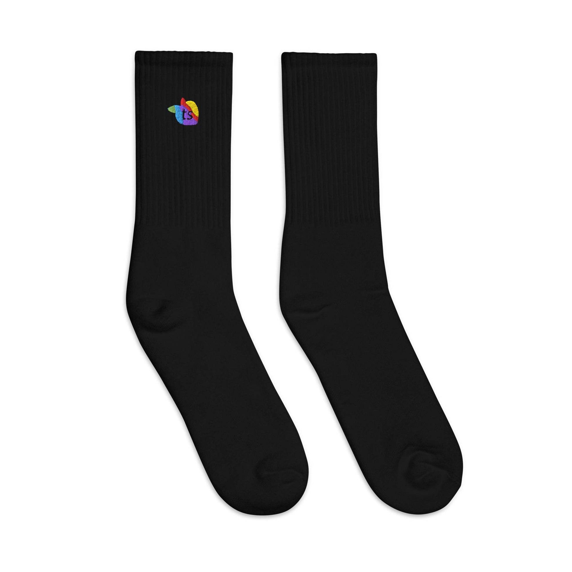 tsgabrielle • Pride 2025 • Embroidered Socks • Black - tsgabrielle