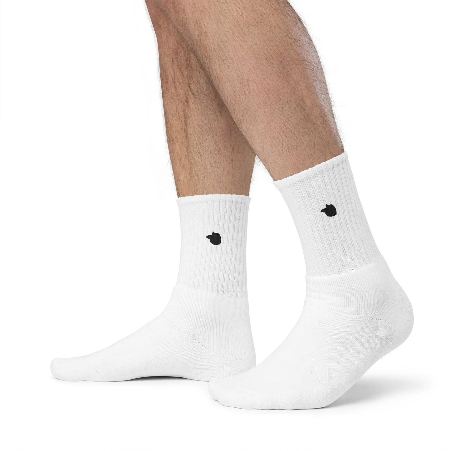 Embroidered Socks White • tsgabrielle™ USA • • Embroidered Socks White