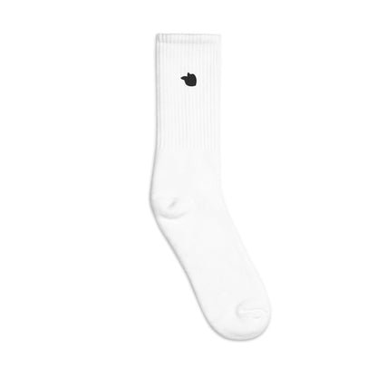 Embroidered Socks White • tsgabrielle™ USA • • Embroidered Socks White