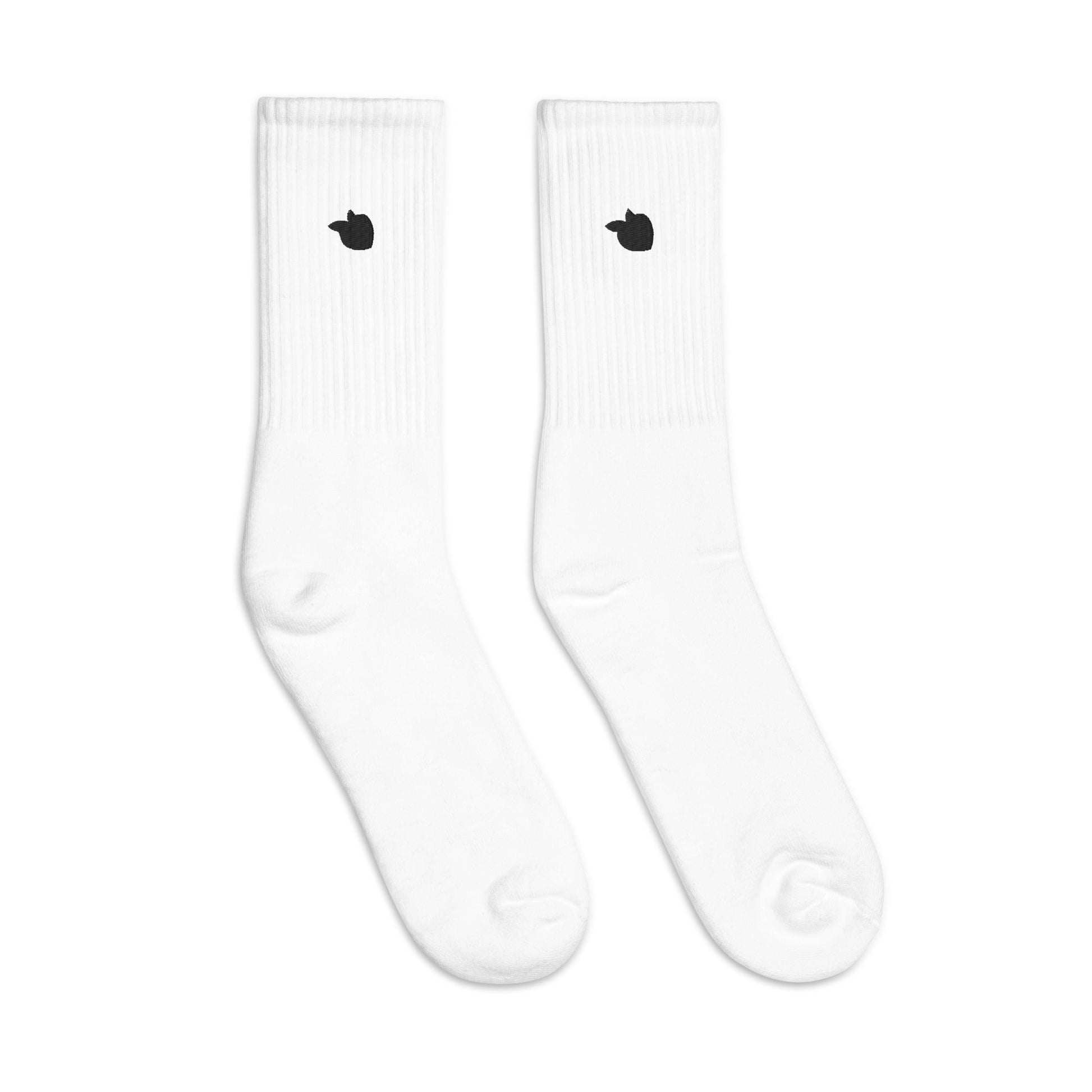 Embroidered Socks White • tsgabrielle™ USA • • Embroidered Socks White