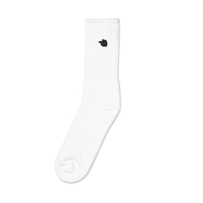 Embroidered Socks White • tsgabrielle™ USA • • Embroidered Socks White