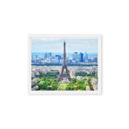 tsgabrielle® • Paris - La Tour Eiffel • Framed Canvas • Wood Frame • 11" × 14”