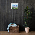 tsgabrielle® • Paris - La Tour Eiffel • Framed Canvas • Wood Frame • 11" × 14”