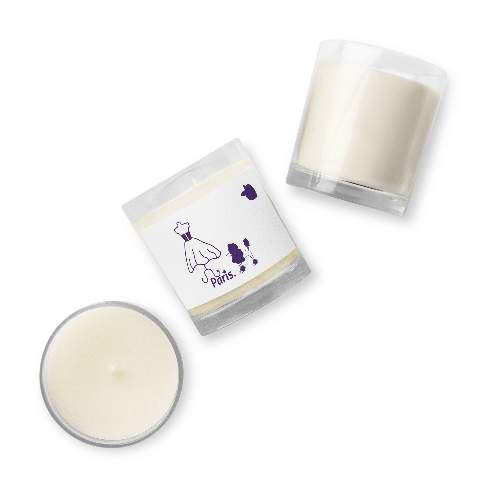 Glass Jar Soy Wax Candle (Paris) • tsgabrielle™ USA • • Glass Jar Soy Wax Candle (Paris)